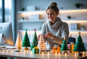 Read more about the article Kreative ideer til julepynt på skrivebordet