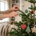 Sådan får du hæklet julepynt til at hænge flot på træet